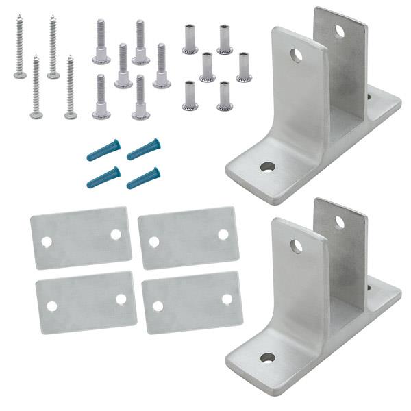 615663 ALCOVE PACK TWO EAR 3/4" PANEL & POST STAINLESS 6LP