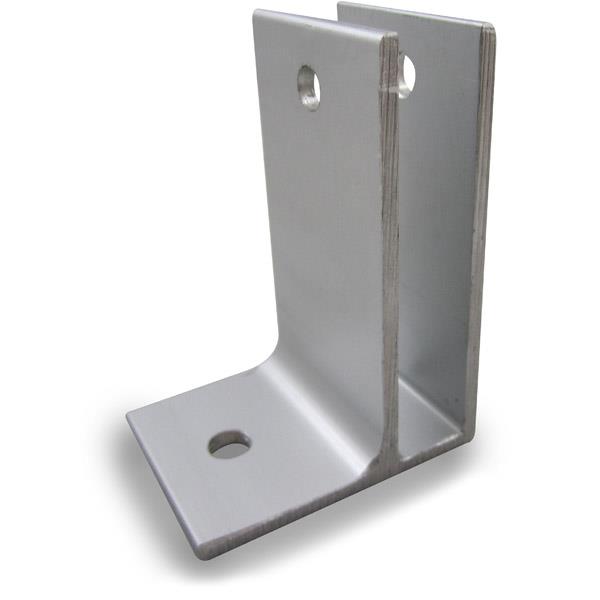 1574 WALL BRACKET ONE EAR 1/2" ALUMINUM