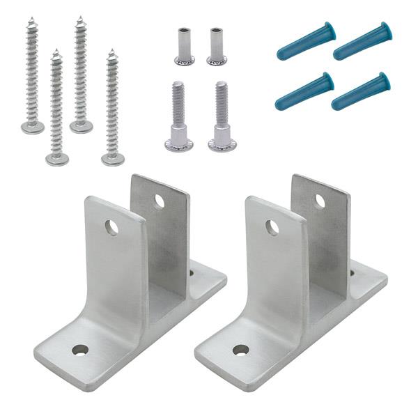 615843 PILASTER PACK 3/4" TWO EAR 6LP STAINLESS