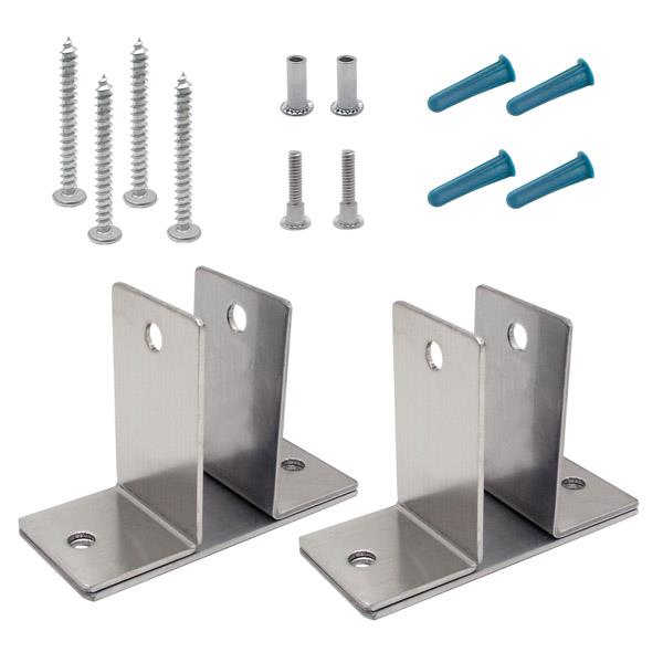 615859 PILASTER PACK 7/8" TWO EAR - STAMPED S/S 6LP