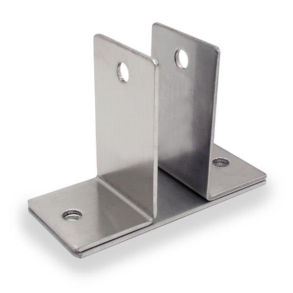 1639 WALL BRACKET TWO EAR 7/8" STAMPED S/S