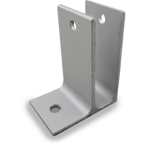 1644 WALL BRACKET ONE EAR 3/4" ALUMINUM
