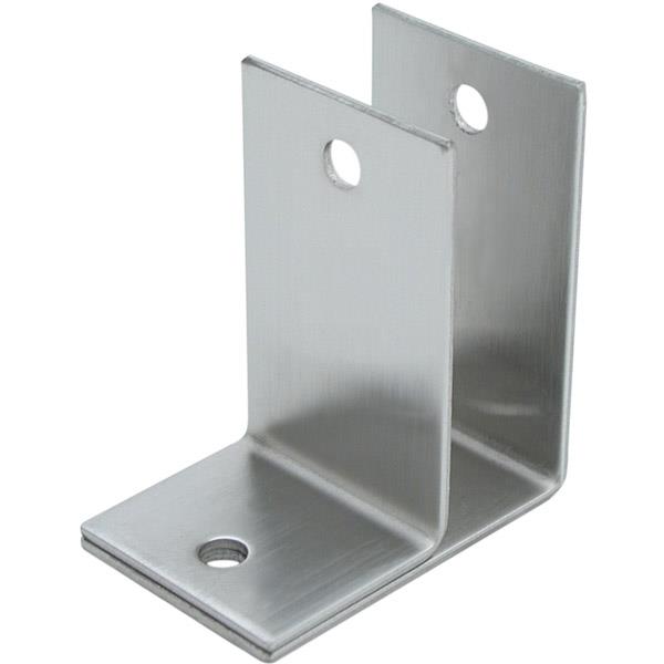 1649 WALL BRACKET ONE EAR 3/4" STAMPED S/S