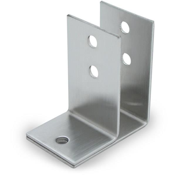 1699 URINAL SCREEN BRACKET ONE EAR 3/4" STAMPED S/S