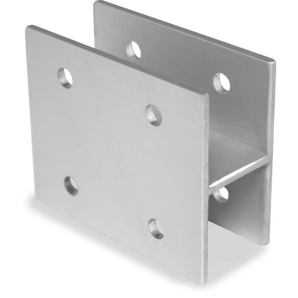 1734 WALL BRACKET H TYPE 1" X 3" LONG-ALUMINUM