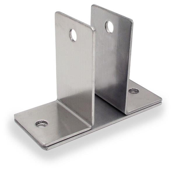 1779 WALL BRACKET TWO EAR 1-1/8" STAMPED S/S