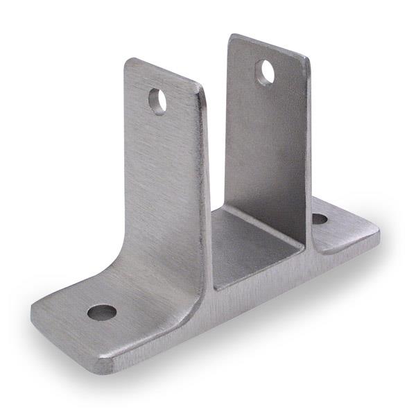 1833 WALL BRACKET TWO EAR 1-1/4" STAINLESS