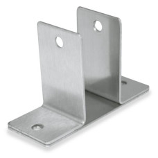 1839 WALL BRACKET TWO EAR 1-1/4" STAMPED S/S