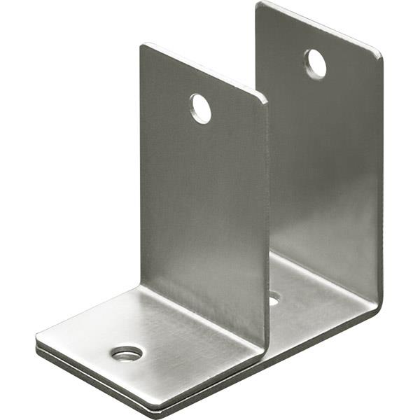 1849 WALL BRACKET ONE EAR 1-1/4" STAMPED S/S