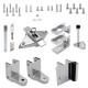 for 7/8" Door and 1-1/8" Post