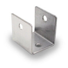 1889 U-BRACKET 1-1/2" STAMPED S/S