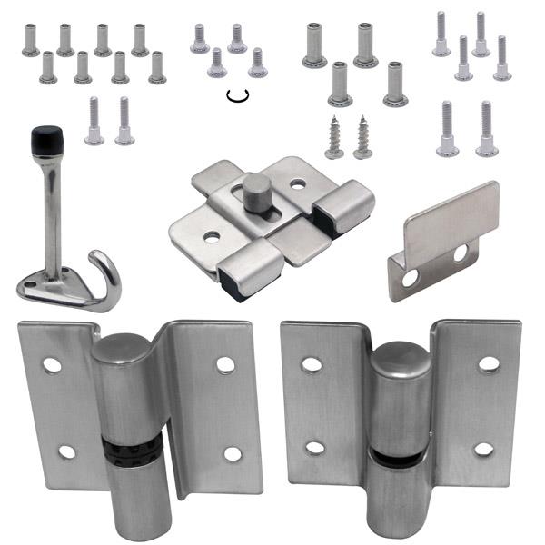 20019 DOOR HARDWARE (LH-IN) 3/4" DOOR & 1" POST ADA (7043) S/S
