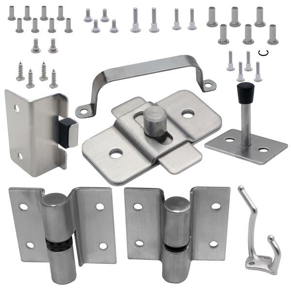 20039 DOOR HARDWARE (LH-OUT) 3/4" DOOR 1" POST ADA (7033) S/S
