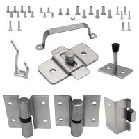 20049 DOOR HARDWARE (RH-OUT) 3/4" DOOR & 1" POST ADA (7043) S/S 20049 DOOR HARDWARE (RH-OUT) 3/4" DOOR & 1" POST ADA (7043) S/S