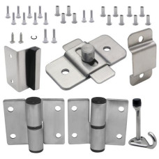 620109 DOOR HARDWARE (LH-IN) 1" DOOR & 1" POST (7103) S/S 6LP 620109 DOOR HARDWARE (LH-IN) 1" DOOR & 1" POST (7103) S/S 6LP