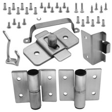 620179 DOOR HARDWARE (RH-OUT) 3/4" DOOR & POST (7103) - S/S 6LP