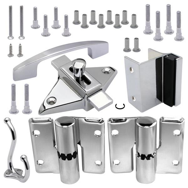 20200 DOOR HARDWARE LH OUT-BRASS HINGES