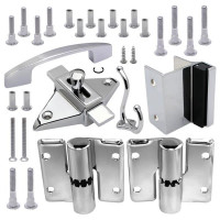 20210 DOOR HARDWARE RH OUT-BRASS HINGES