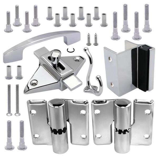 20210 DOOR HARDWARE RH OUT-BRASS HINGES