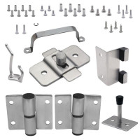 20579 DOOR HARDWARE (LH-OUT) 3/4" DOOR 1" POST - S/S 20579 DOOR HARDWARE (LH-OUT) 3/4" DOOR 1" POST - S/S