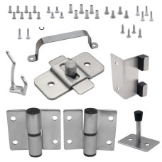20579 DOOR HARDWARE (LH-OUT) 3/4" DOOR 1" POST - S/S