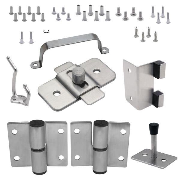 20579 DOOR HARDWARE (LH-OUT) 3/4" DOOR 1" POST - S/S
