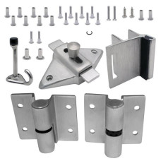 620663 DOOR HARDWARE (RH-IN) 1" DOOR & POST (7113) STAINLESS 6LP 620663 DOOR HARDWARE (RH-IN) 1" DOOR & POST (7113) STAINLESS 6LP
