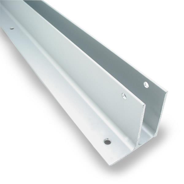 4364 WALL BRACKET ONE EAR 3/4" X 57-1/2" ALUMINUM