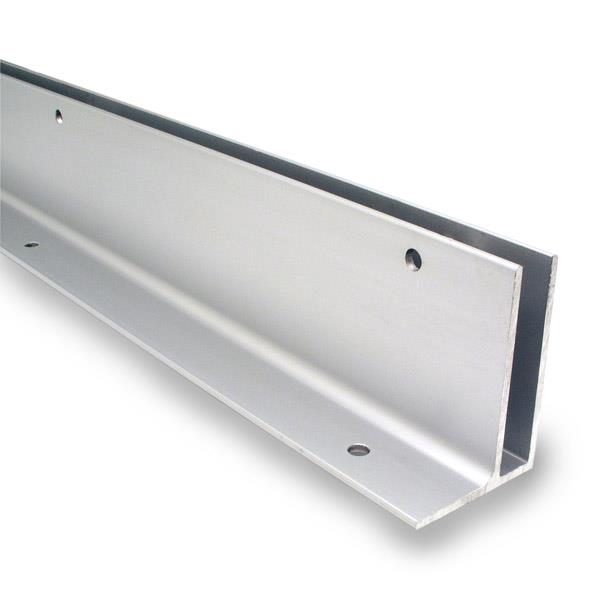 4394 WALL BRACKET ONE EAR 1/2" X 57-1/2" ALUMINUM