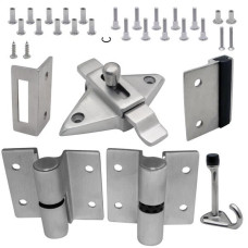 621163 DOOR HARDWARE (RH-IN) 7/8" DOOR & POST (7113) STAINLESS 6LP