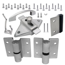 621173 DOOR HARDWARE (LH-OUT) 7/8" DOOR & POST (7113) SS 6LP