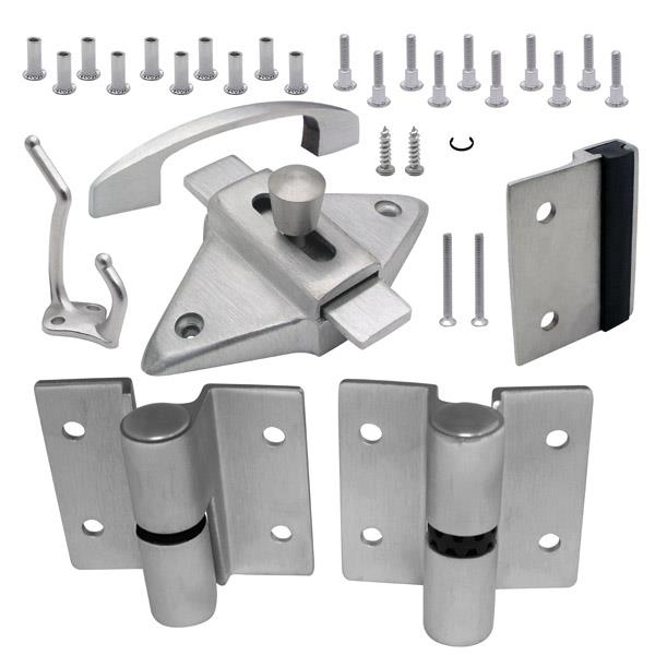 621173 DOOR HARDWARE (LH-OUT) 7/8" DOOR & POST (7113) SS 6LP