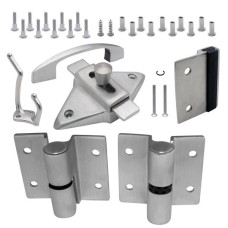 621183 DOOR HARDWARE (RH-OUT) 7/8" DOOR & POST (7123) SS 6LP