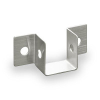 2169 HEADRAIL WALL BRACKET 1" STAMPED S/S