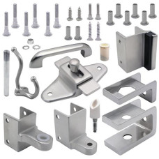 21703 DOOR HARDWARE (OUTSWING) 1" DOOR 1-1/4" POST (5053) STAINLESS 21703 DOOR HARDWARE (OUTSWING) 1" DOOR 1-1/4" POST (5053) STAINLESS