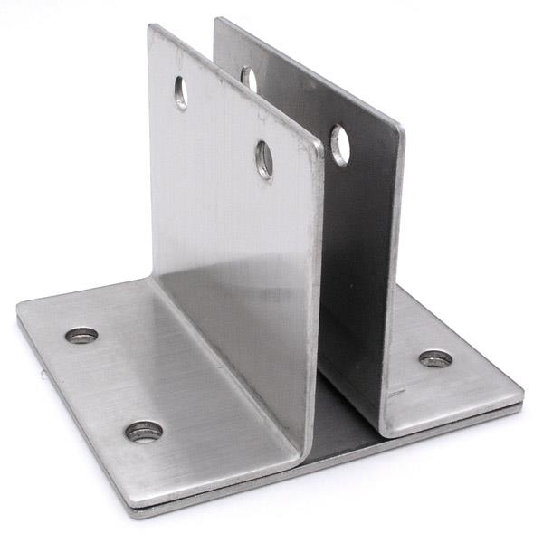 2209 WALL BRACKET TWO EAR 1/2" X 3" LONG - STAMPED S/S