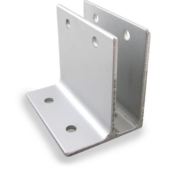 2234 WALL BRACKET ONE EAR 3/4" X 3" LONG - ALUMINUM