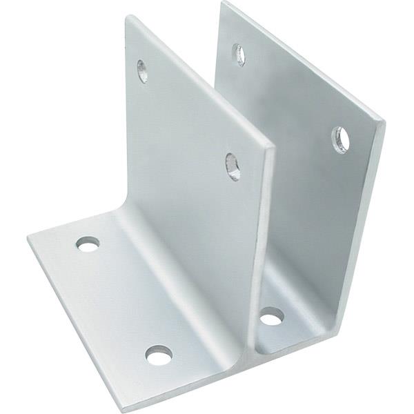 2294 WALL BRACKET ONE EAR 1-1/4" X 3" LONG-ALUMINUM