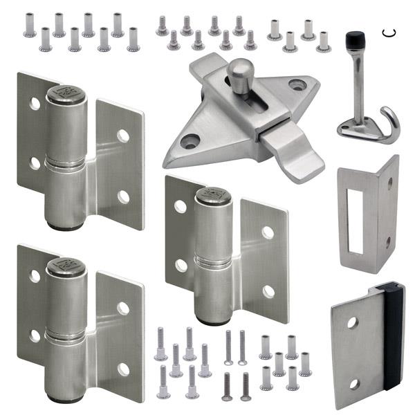 623013 DOOR HARDWARE (RH-IN) 3/4" DOOR & POST (7883) STAINLESS 6LP