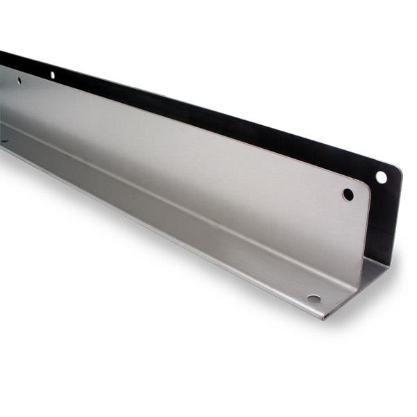 182359 WALL BRACKET ONE EAR 1-1/4" X 71" STAMPED S/S