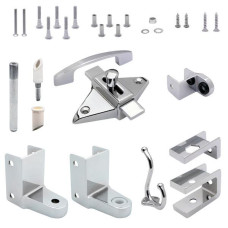 27810 DOOR HARDWARE-OUTSWING 7/8" DOOR 1-1/4" POST-CHROME