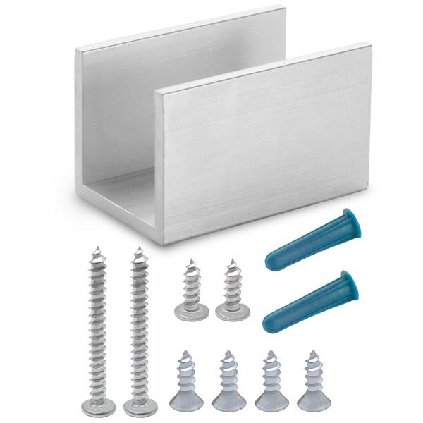30524 ANCHOR PACK FOR PILASTER SHOE 2" U-BRACKET ALUMINUM