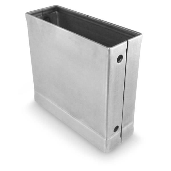 34025 PILASTER SHOE 2"L X 1"W X 3"H OPEN-END