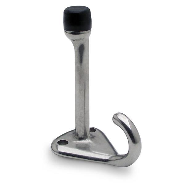 4003 COAT HOOK-COMBINATION BUMPER STAINLESS