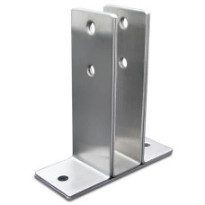 4339 URINAL SCREEN BRACKET 1" X-HEAVY STAMPED S/S