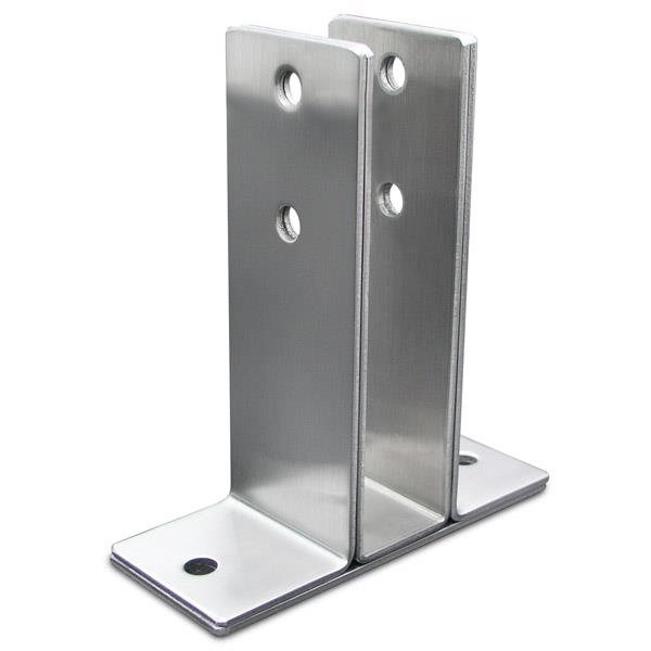 4329 URINAL SCREEN BRACKET 7/8" X-HEAVY STAMPED S/S