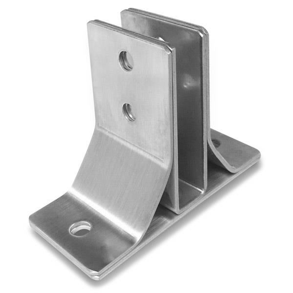 4409 WALL BRACKET TWO EAR 1/2" BRACED - STAMPED S/S