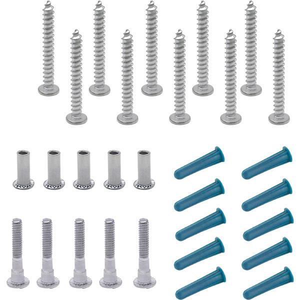 500 SCREW PACK - CONTINUOUS WALL BRACKET 1-1/4"