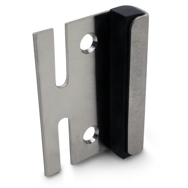 5281009 STRIKE & KEEPER (INSWING) 1" DOOR-FLAT (OPEN SLOT) STAMPED S/S