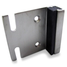 5283 STRIKE & KEEPER (INSWING) 1" DOOR-FLAT (OPEN SLOT) STAINLESS 5283 STRIKE & KEEPER (INSWING) 1" DOOR-FLAT (OPEN SLOT) STAINLESS